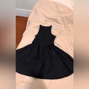 Stretchy black rayon dress size XS